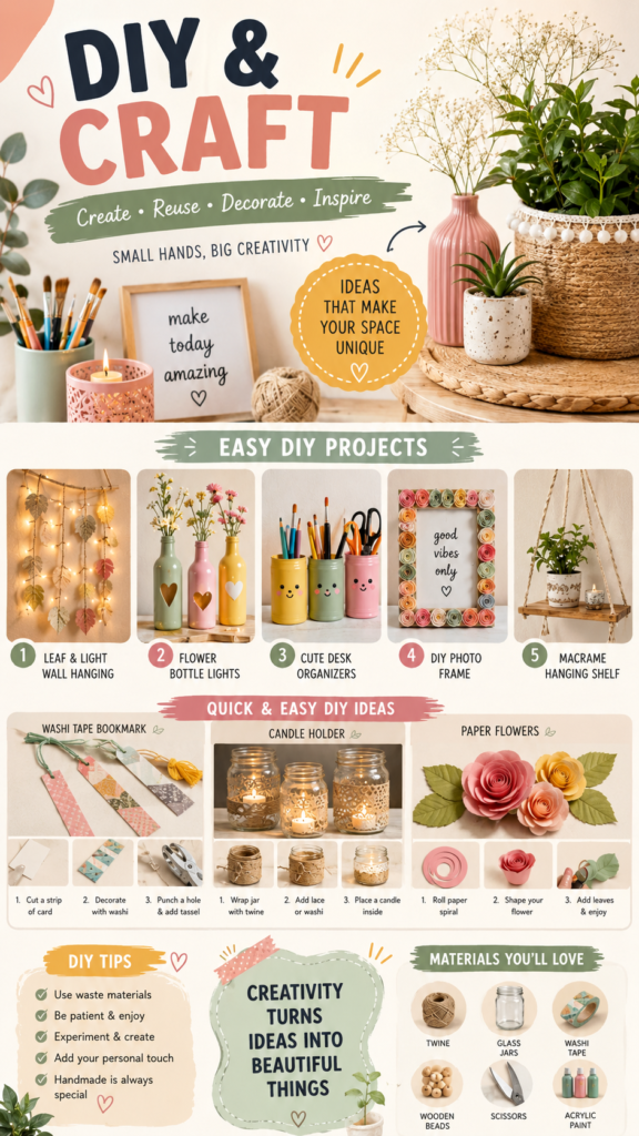 Aesthetic DIY Crafts  Creative Home Decor Ideas