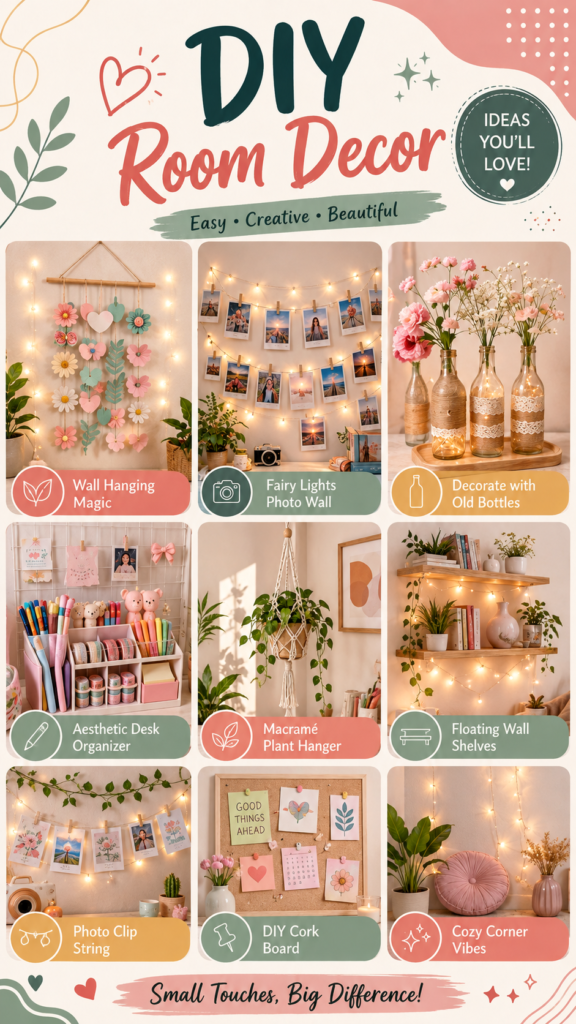 Aesthetic DIY Room Decor Crafts  Ideas