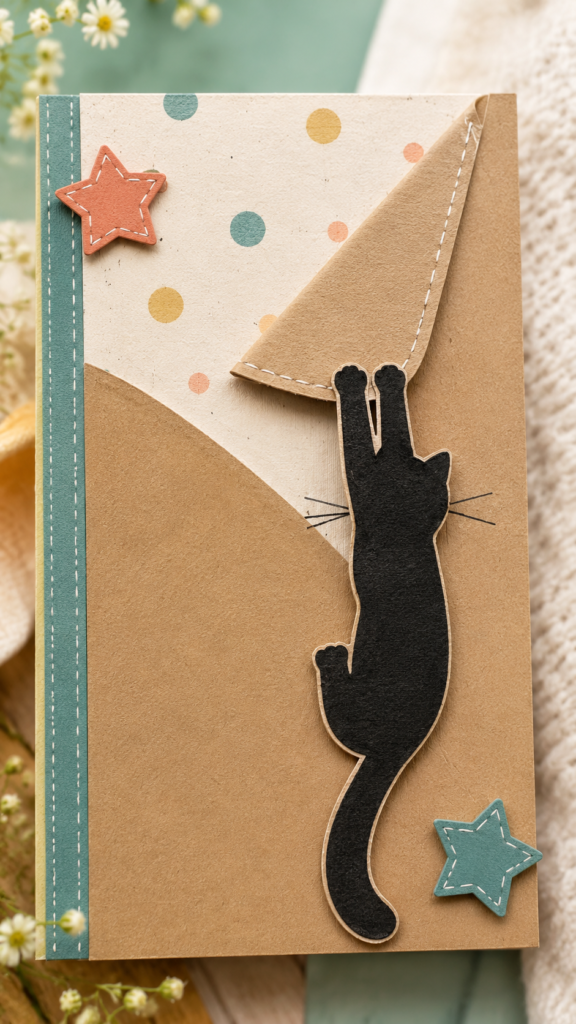 DIY Cat Birthday Card Ideas Cute Handmade Greeting Card Tutorial