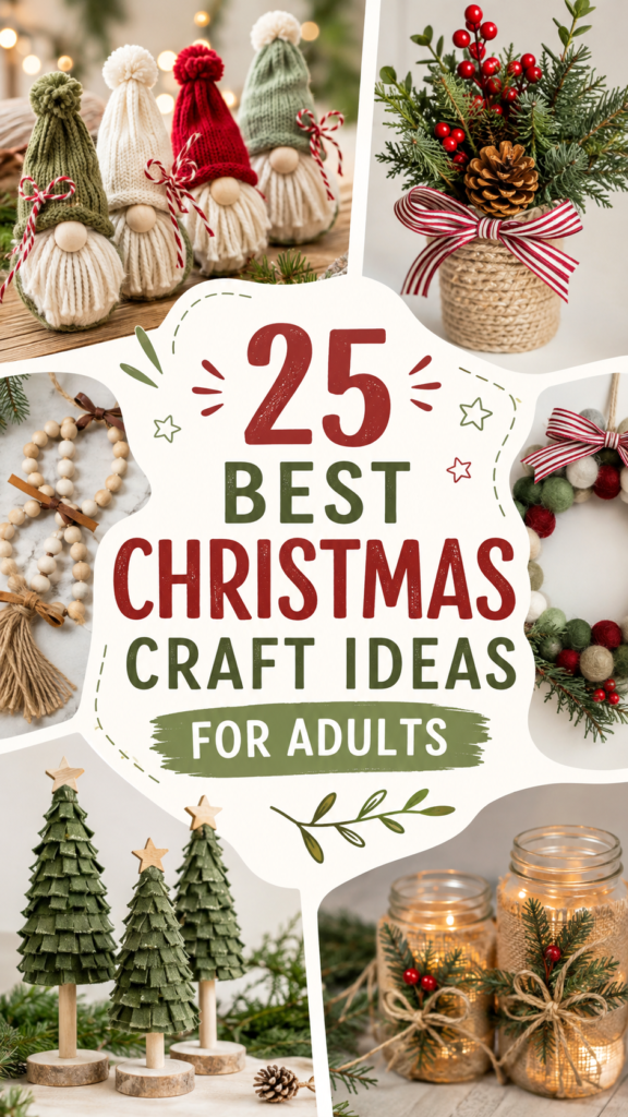 25 Best Christmas Decor DIY Ideas for Adults Youll Love