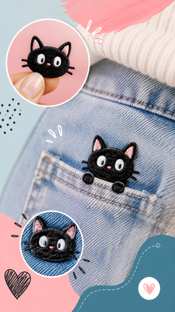 DIY Clothes Ideas Cute Denim Embroidery  Easy Clothing Upcycle Projects