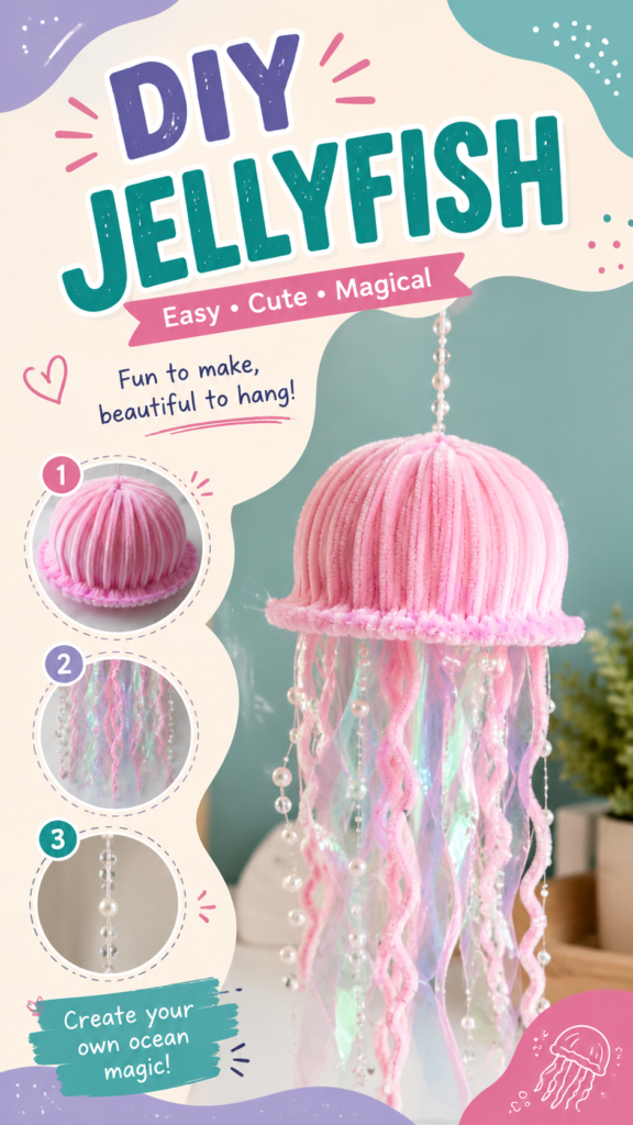 Cute DIY Jellyfish Craft Tutorial Easy, Magical, and Fun Project Ideas