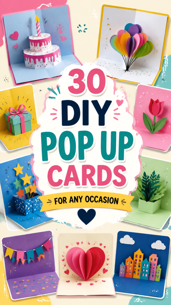 Cute DIY Birthday Cards Easy Pop Up Card Ideas for Special Occasions