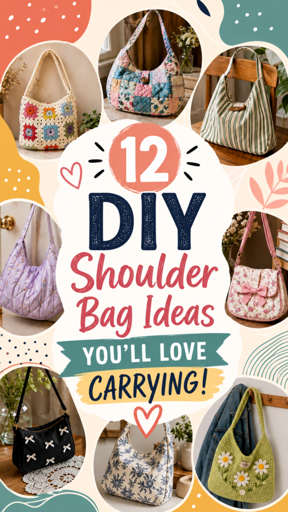 DIY Bag Ideas 12 Easy Handmade Shoulder Bags Youll Love