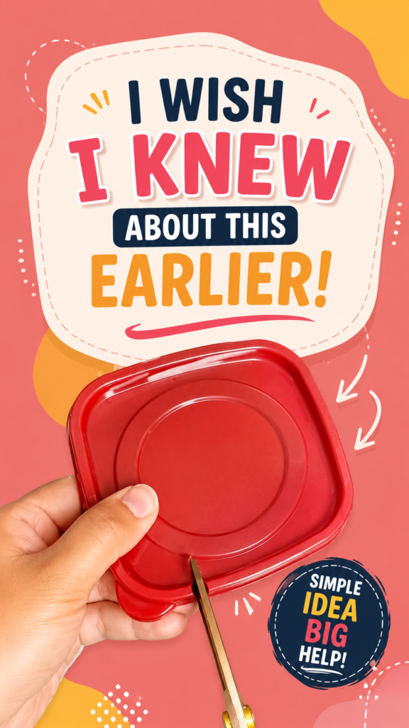 I Wish I Knew This Earlier Genius DIY Plastic Lid Hack
