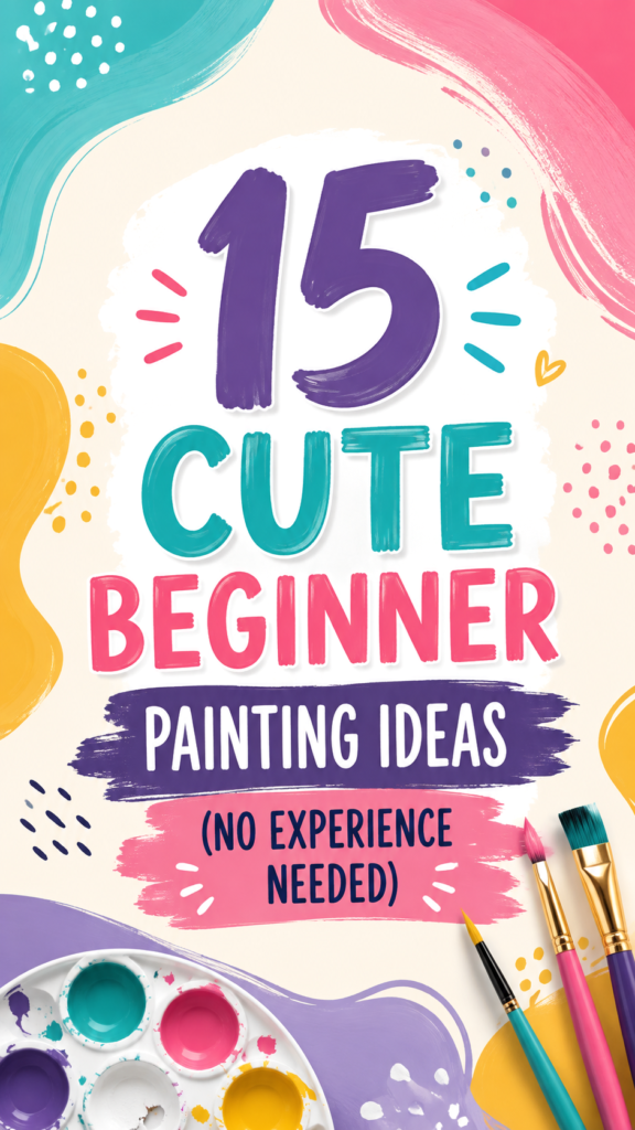 DIY Canvas Art Painting Ideas for Beginners  Easy Creative Projects