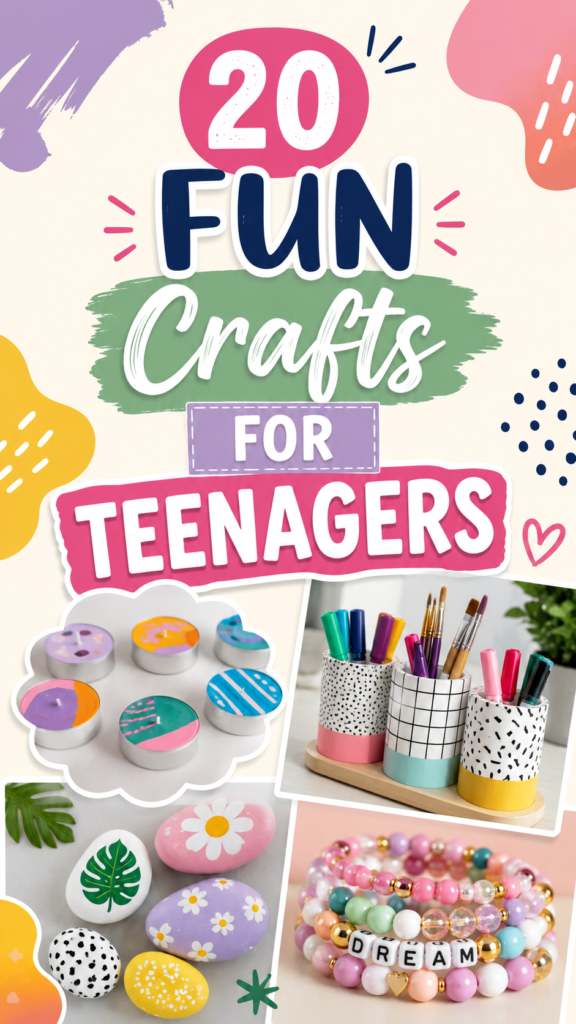 20 Fun DIY Decor Crafts for Teenagers  Creative Room Ideas
