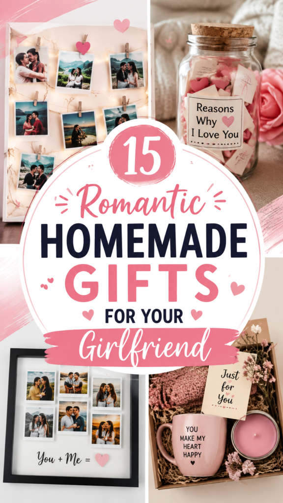 15 DIY Gifts for Girlfriend Romantic Homemade Gift Ideas