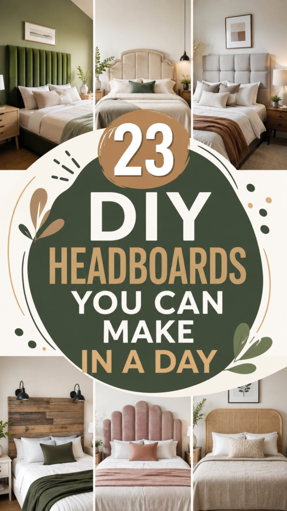23 DIY Headboard Ideas You Can Make in a Day  Easy Bedroom DIY Projects