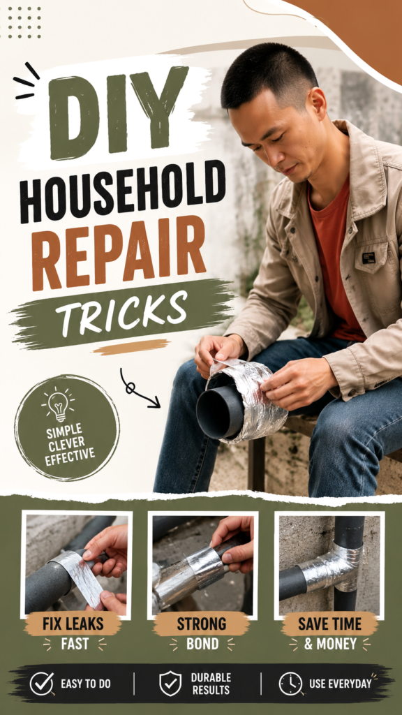 DIY Household Repair Tricks Easy Fixes to Save Time and Money