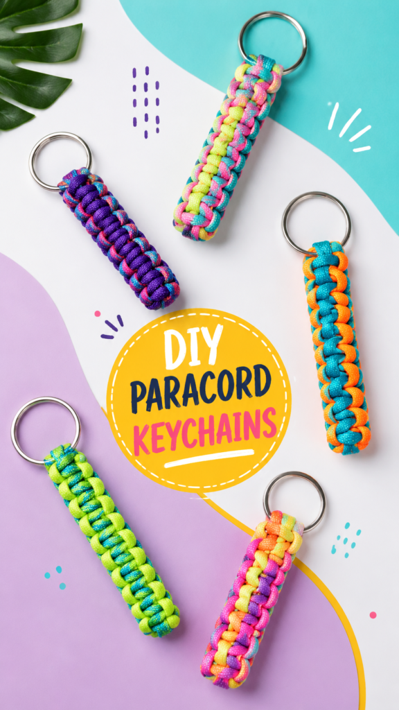 DIY Paracord Keychains Easy Colorful Crafts You Can Make at Home