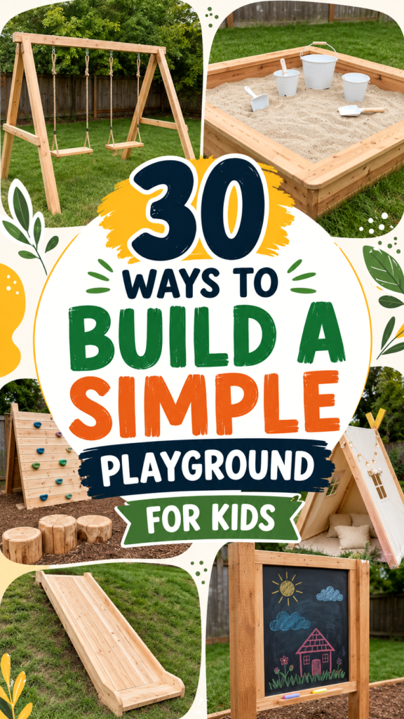 DIY Kids Playground Ideas 30 Simple Backyard Builds for Kids