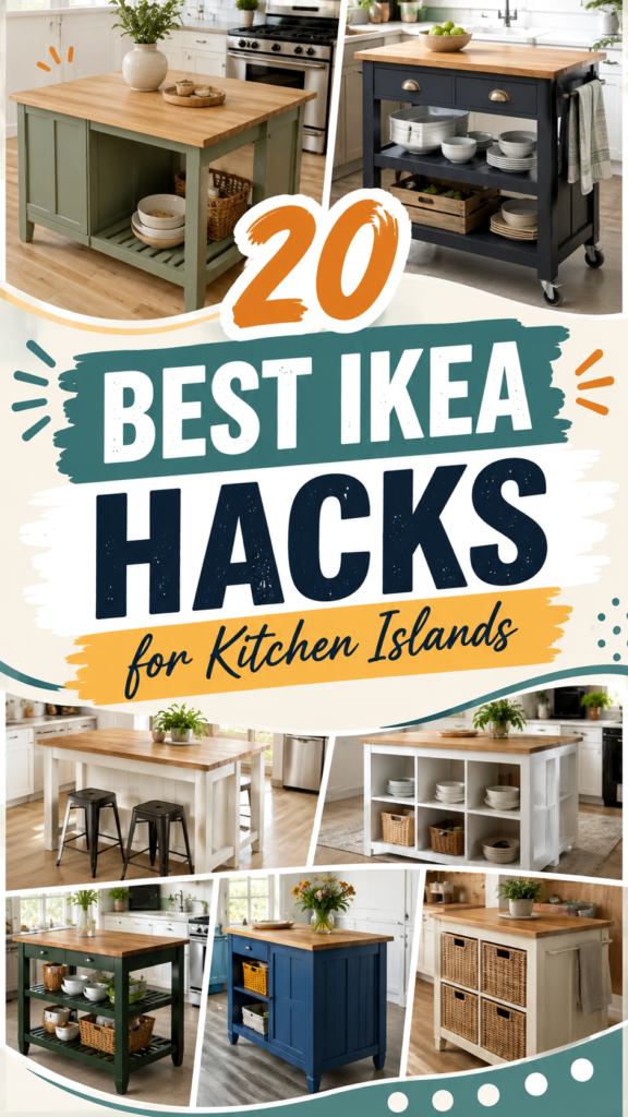 20 Best DIY Kitchen Island Ideas  IKEA Hacks for Small Kitchens