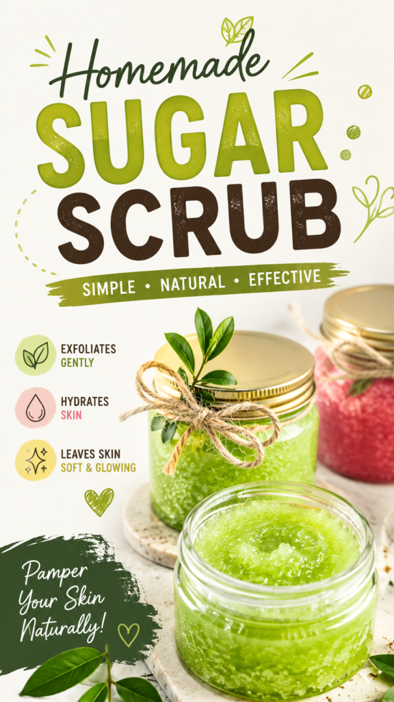 DIY Mothers Day Gifts Homemade Sugar Scrub Ideas