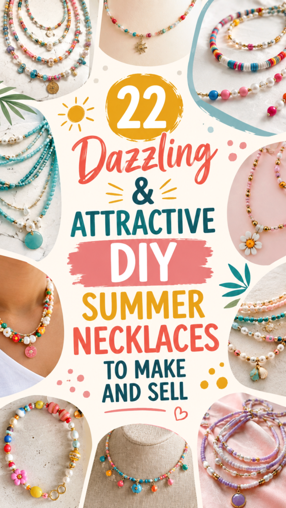 22 Dazzling DIY Summer Necklaces to Make and Sell This Summer