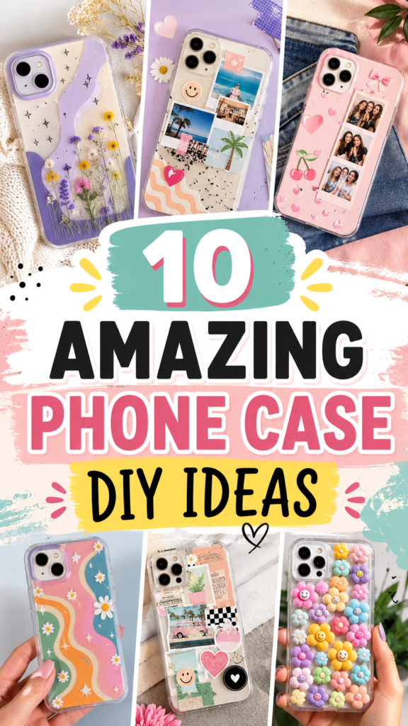 10 Amazing DIY Phone Case Ideas Cute, Aesthetic  Easy Designs to Try