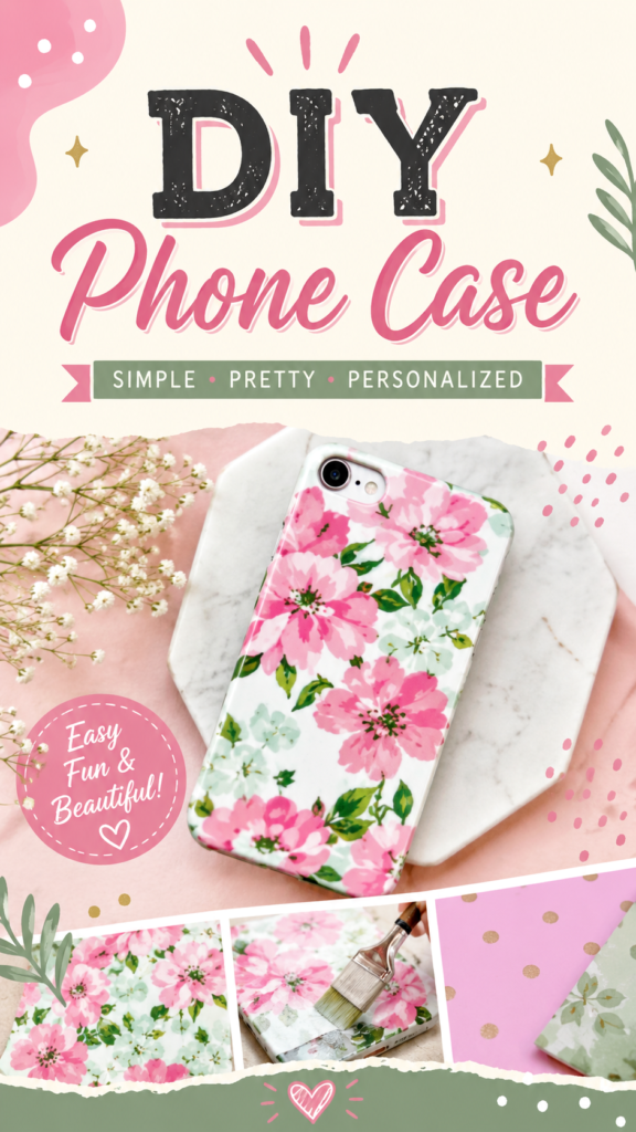 DIY Floral Phone Case Ideas for a Cute and Personalized Look