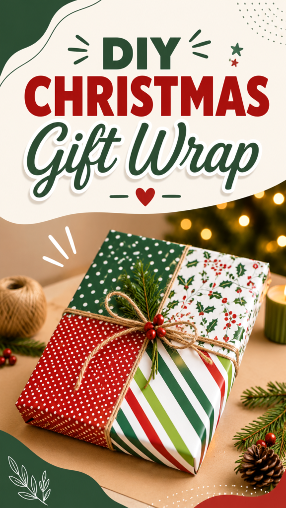 DIY Christmas Wrapping Paper Ideas for Festive Gift Wrap