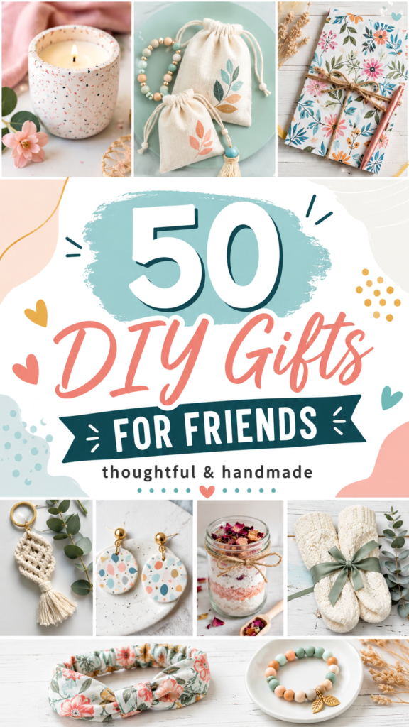 50 DIY Gifts for Friends Easy Handmade Gift Ideas Theyll Love