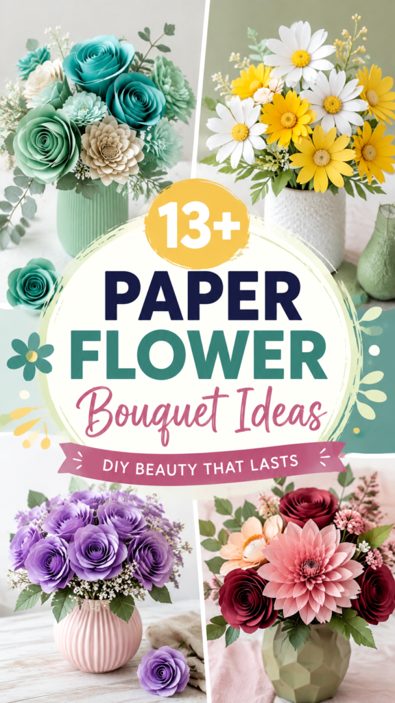 Paper Bouquet DIY 13 Easy Paper Flower Bouquet Ideas for Any Occasion