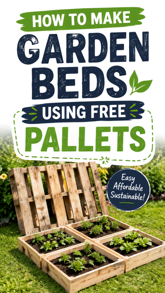 DIY Raised Garden Beds Easy Pallet Projects for a Budget-Friendly Backyard Garden