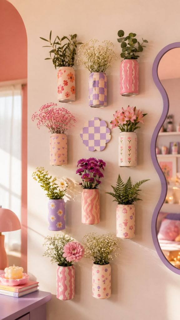 DIY Room Decor Ideas Cute, Budget-Friendly Wall Decor  Flower Displays