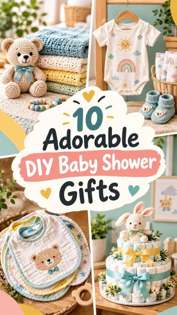 10 Adorable Baby Shower DIY Gifts for a Handmade Celebration