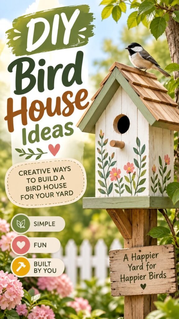 Bird Houses DIY 25 Creative Ideas to Build a Beautiful Backyard Birdhouse