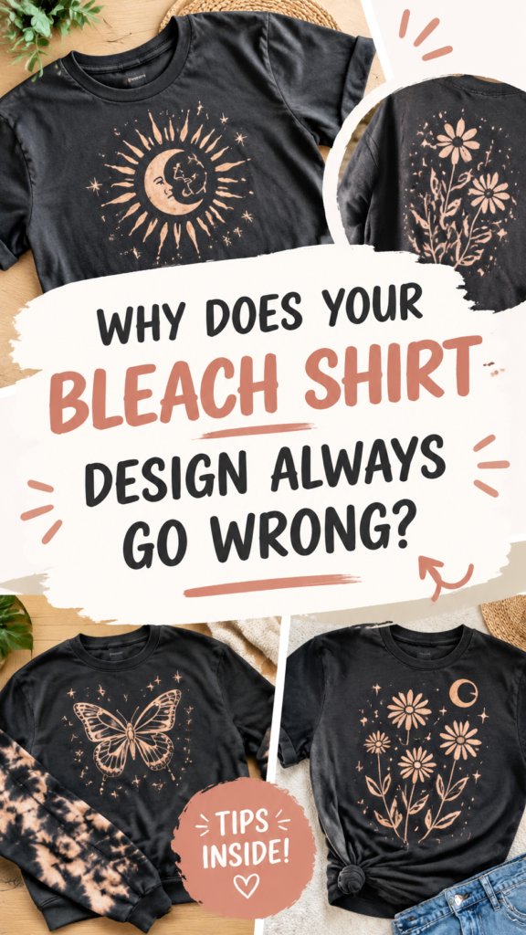 DIY Bleach Shirt Designs Easy Custom T-Shirt Ideas  Tutorials