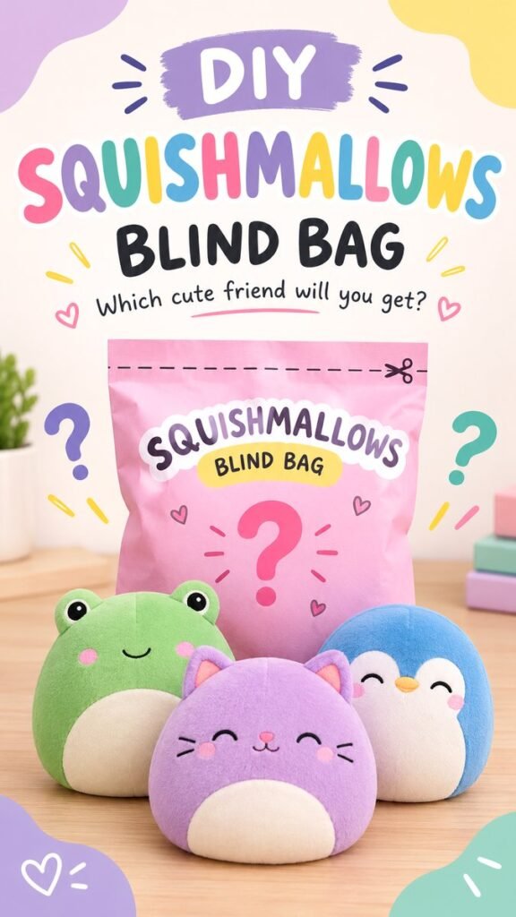 Blind Bag Ideas Paper DIY Printable for Cute Mystery Crafts