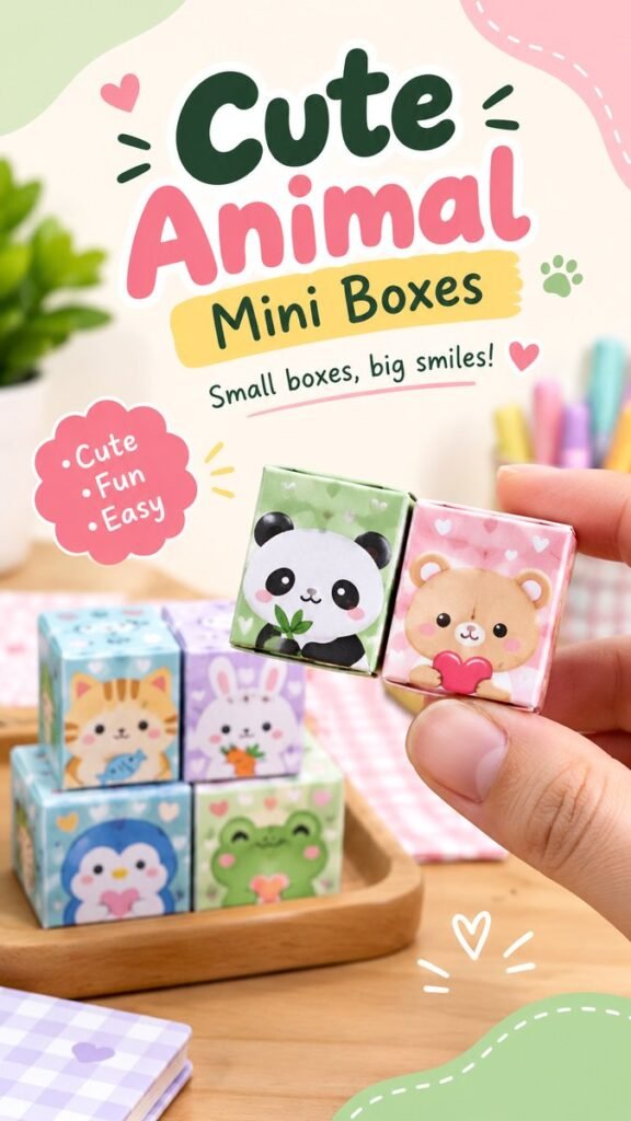 Cute Blind Box DIY Ideas for Adorable Mini Animal Boxes