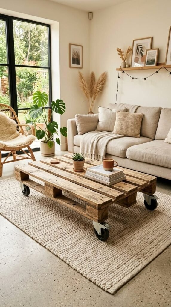 DIY Coffee Table Rustic Pallet Coffee Table Ideas for Your Living Room