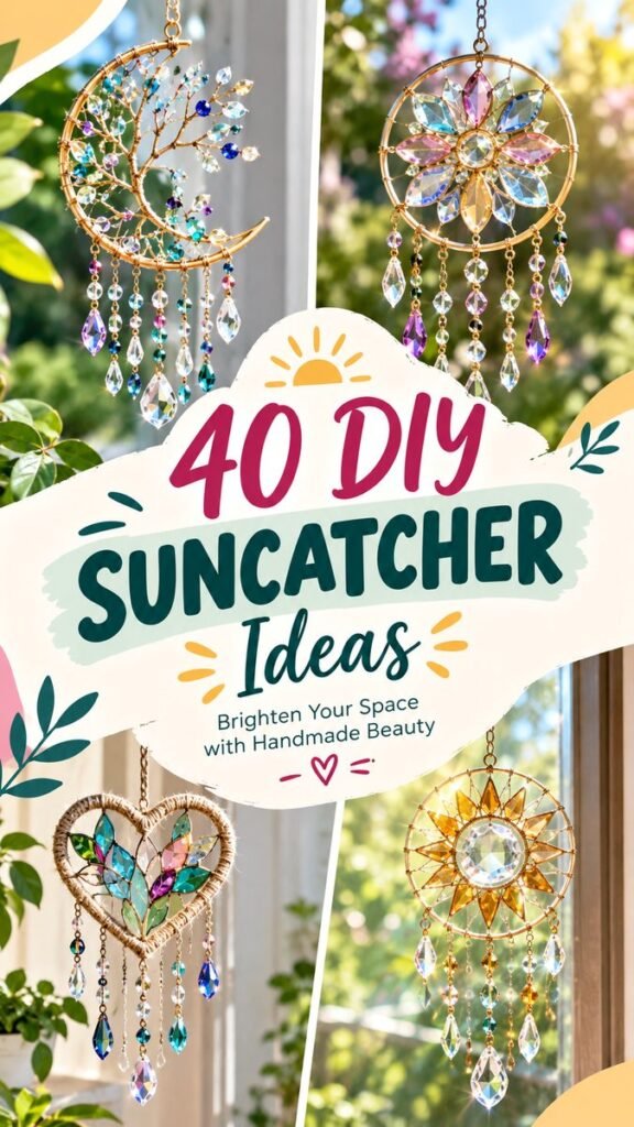 40 Crystal Suncatchers DIY Ideas to Brighten Your Space with Sparkle