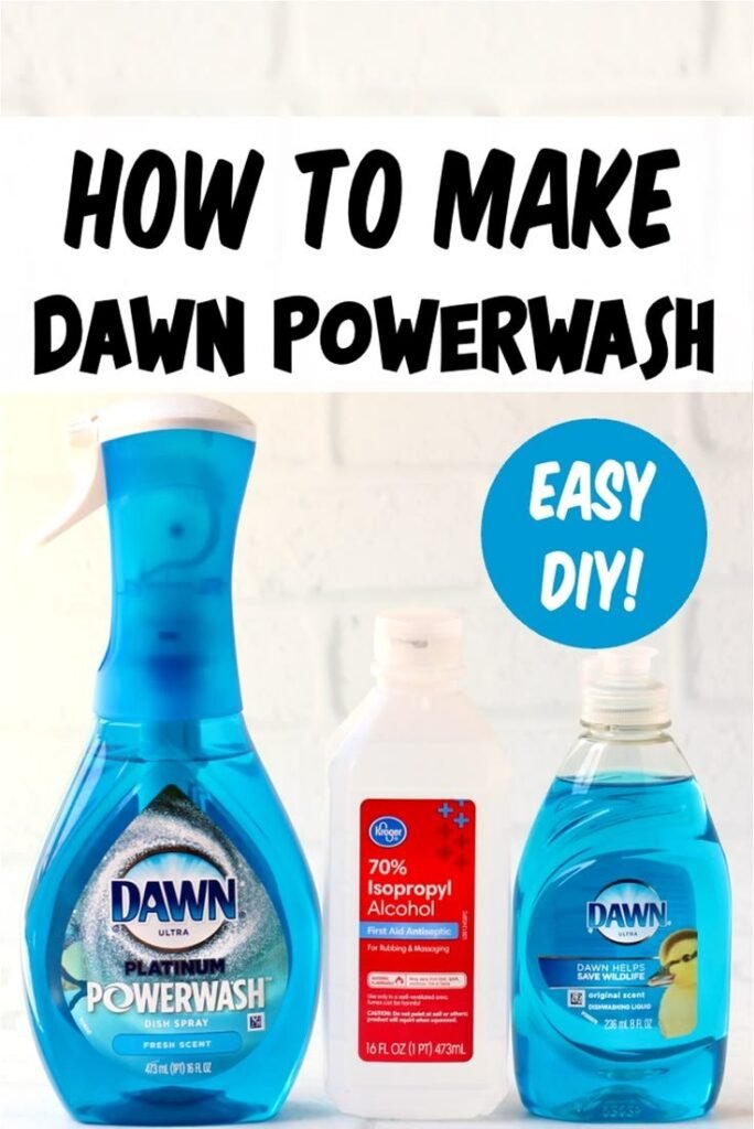 Dawn Powerwash Refill DIY Easy Homemade Cleaning Solution Recipe  Money-Saving Tips