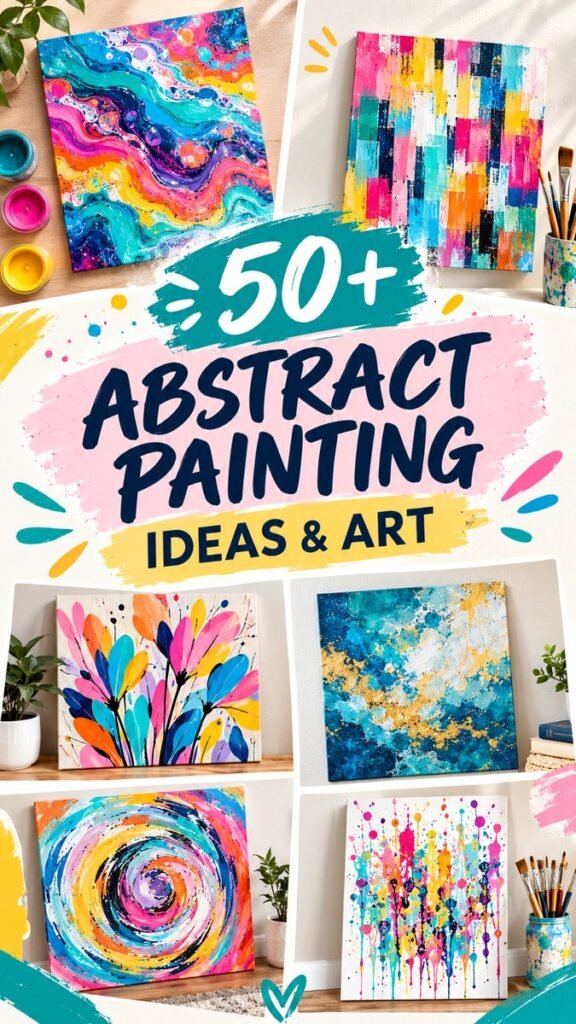 50 DIY Art Painting Ideas for Creative and Colorful Projects