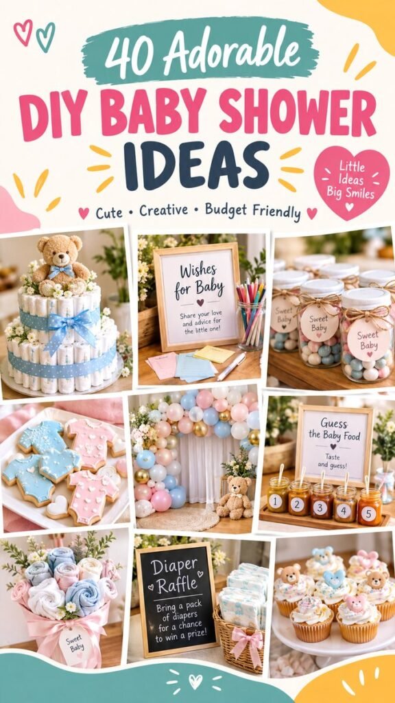 40 Adorable DIY Baby Shower Decorations Everyone Will Love