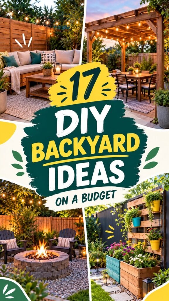 17 DIY Backyard Ideas on a Budget to Transform Your Outdoor Space