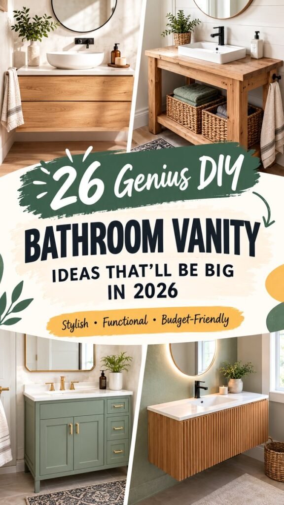 26 Genius DIY Bathroom Vanity Ideas for a Stylish 2026 Makeover
