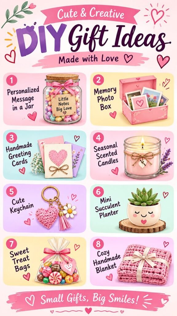 Cute DIY Birthday Gifts for Friends Easy  Creative Ideas