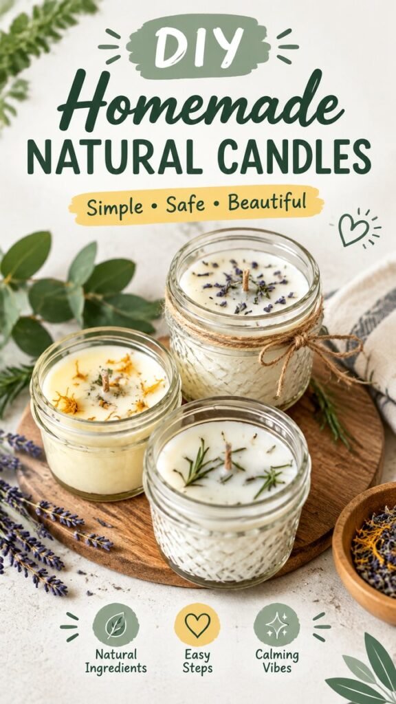 DIY Candle Ideas How to Make Beautiful Natural Homemade Candles at Home