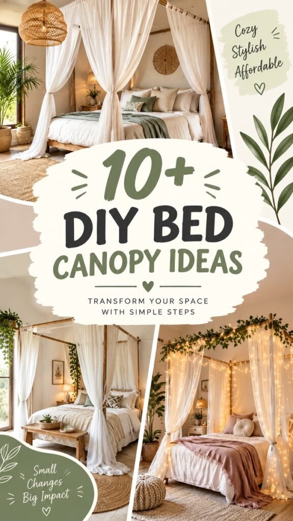 10 DIY Canopy Bed Ideas to Create a Cozy, Stylish Bedroom Retreat