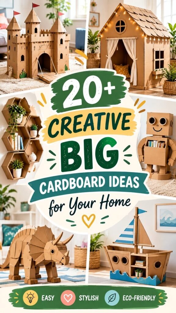 20 Creative DIY Cardboard Ideas for Home Decor  Play