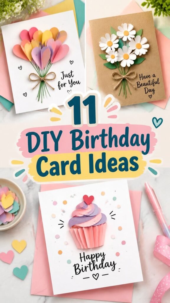 DIY Cards Handmade Creative Birthday Card Ideas You Can Make at Home