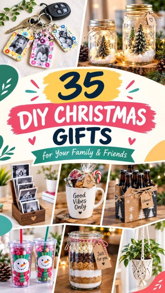 35 DIY Christmas Gifts for Family Everyone Will Love Making and Giving