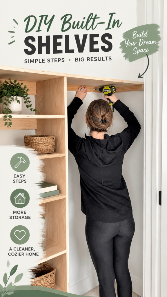 DIY Closet Shelves Easy Built-In Storage Ideas for Small Spaces