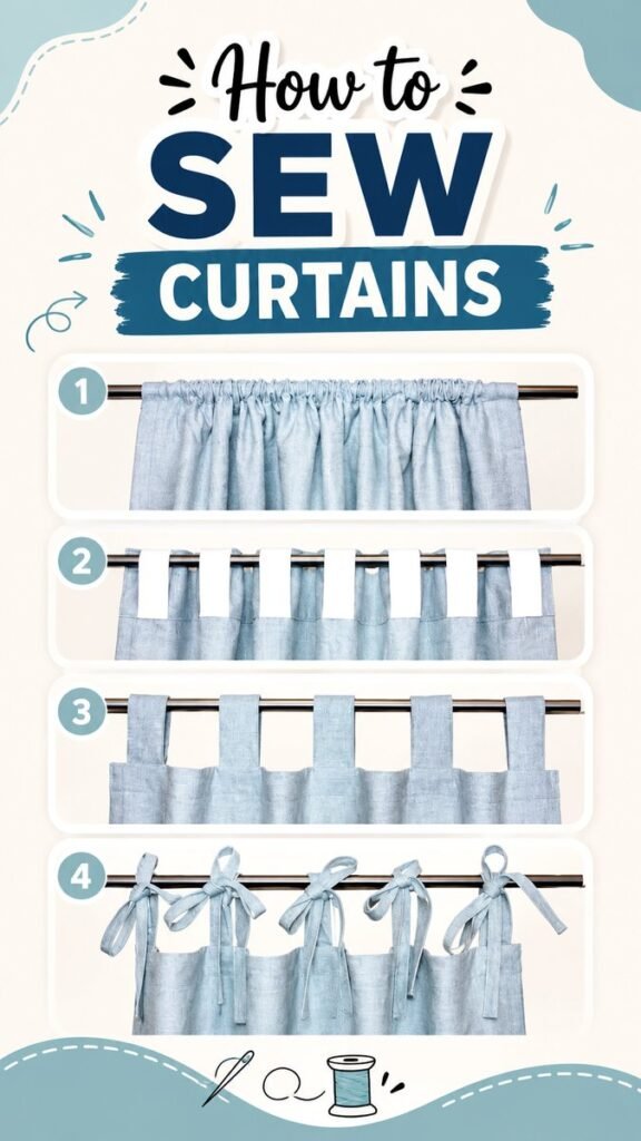 DIY Curtains Easy Curtain Sewing Ideas for Beginners