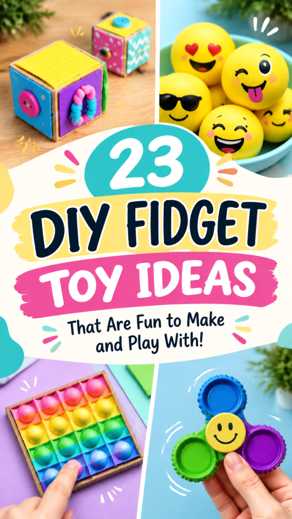 23 DIY Fidget Toys Ideas for Kids  Fun Homemade Sensory Crafts
