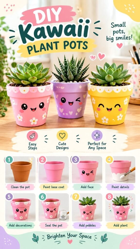 DIY Flower Pots Cute and Easy Ideas to Brighten Up Your Space