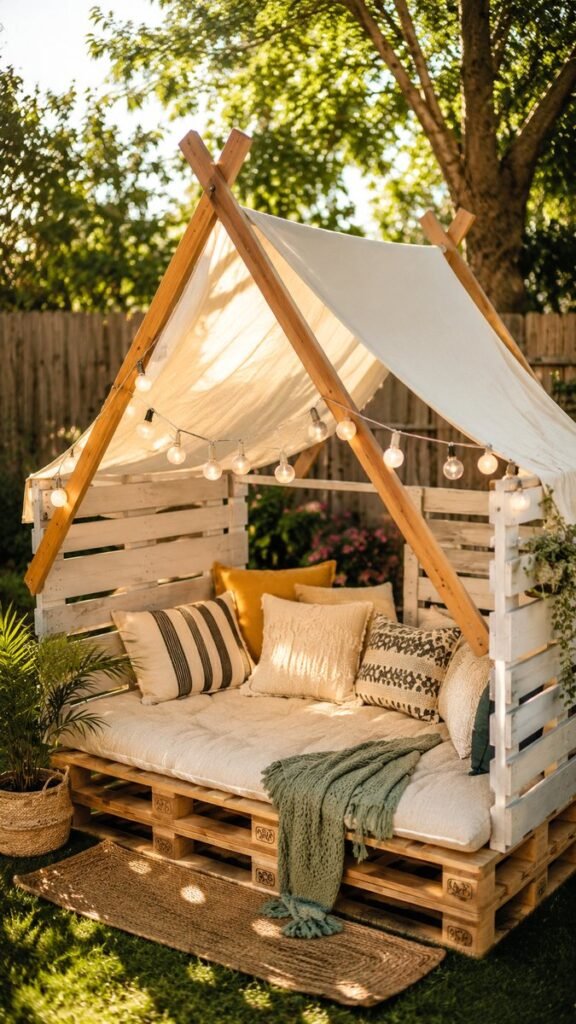 DIY Pallet Daybed Ideas for a Cozy Backyard Retreat