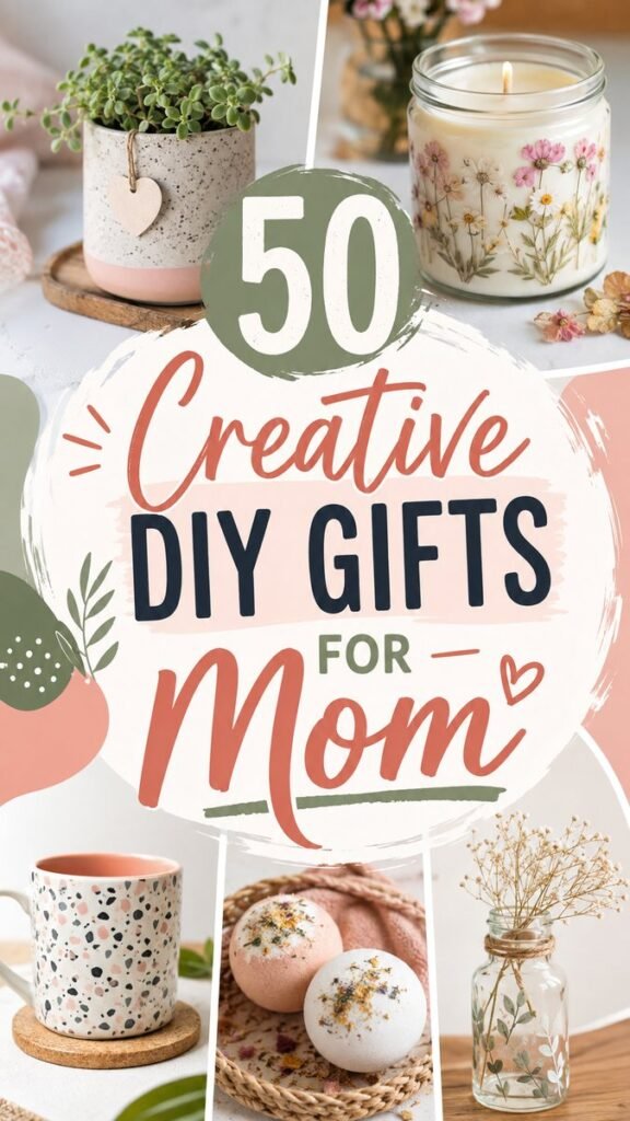 50 Creative DIY Gifts for Mom Youll Love to Make